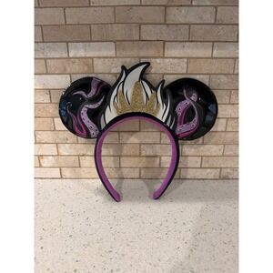 Disney Parks The Little‎ Mermaid - Ursula Ears Vinyl Headband